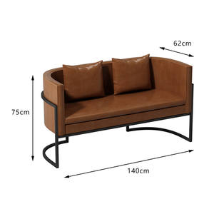 Mesa de comedor y silla de restaurante de comida rápida de lujo moderno combinación restaurante café comercial cubierta sofá bar - Product Image 5