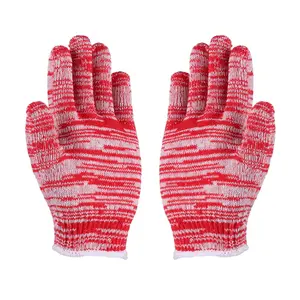 Guantes De Factory Labor Construction Cotton Knitted Work Gloves