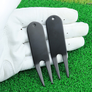 Herramienta de Reparación de Divots de Golf de 3 Puntas, de Metal Negro Bronce, para Mantenimiento de Campos de Golf - Product Image 2