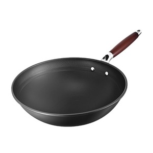 Wok de Hierro para el Hogar, Sartén Antiadherente sin Recubrimiento, Estilo Antiguo, Hierro Forjado, Superficie Cóncava, Apta para Cocina de Gas e Inducción - Product Image 3