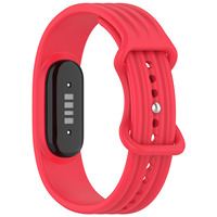 Compatible avec les bracelets intelligents Google Fit et Fitbit Air, bracelet en silicone au toucher doux avec boucle à ardillon, style sportif