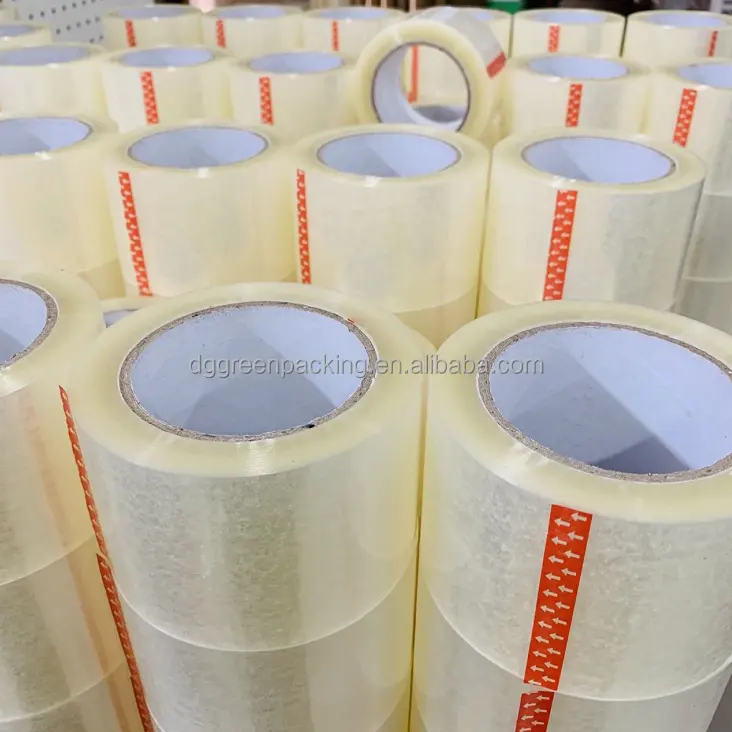 2 Zoll 100y Acryl transparentes Klebeband BOPP cinta embalaje Klare Verpackung Bopp Packband