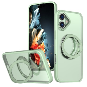 เคสโทรศัพท์ iPhone16 Pro Max รุ่นใหม่ โปร่งใส สีไทเทเนียมทะเลทราย แม่เหล็กดูดติด หมุนได้ ป้องกันการตก สำหรับรุ่น 15pro และ 16plus - Product Image 6