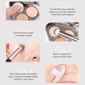 Etiqueta privada Logotipo personalizado 3 colores Paleta <span class=keywords><strong>de</strong></span> corrección <span class=keywords><strong>de</strong></span> color <span class=keywords><strong>de</strong></span> piel Crema correctora <span class=keywords><strong>de</strong></span> <span class=keywords><strong>contorno</strong></span> facial <span class=keywords><strong>Corrector</strong></span> <span class=keywords><strong>de</strong></span> color debajo <span class=keywords><strong>de</strong></span> los <span class=keywords><strong>ojos</strong></span> <span class=keywords><strong>Corrector</strong></span> <span class=keywords><strong>de</strong></span> color - Product Image 4