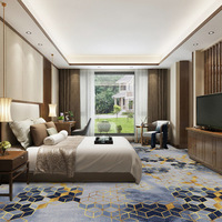 Tapis mur à mur du hall de l'hôtel 5 étoiles Salle de banquet et tapis de chambre