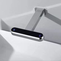 Robinet à capteur automatique avec distributeur de savon intégré 2 en 1 pour lavabo de salle de bain