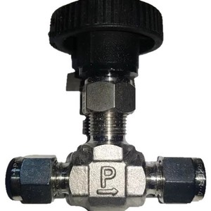 Vanne à aiguille Parker 4A-V4LN-SS 1/4 po avec raccord à ferrule en acier inoxydable - Product Image 5