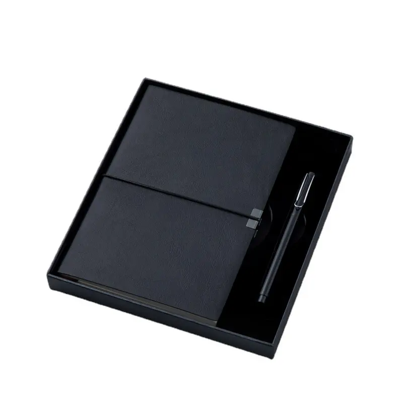 Logotipo personalizado 2 en 1 de alta calidad Business Notebook pen Set de regalo