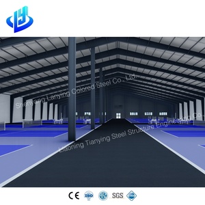 Diseño moderno Prefabricado Estructura de acero conformada en frío Garaje Almacén Comercial <span class=keywords><strong>AV</strong></span> Equipo Taller para edificio de oficinas - Product Image 4