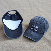 Casquettes de baseball vintage en coton lavé avec logo brodé personnalisé de haute qualité, unisexes, décontractées, 6 panneaux, non structurées, style Dad Hat