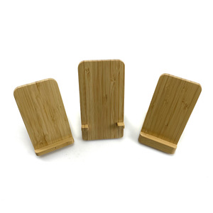 Bamboo Wireless Charging <b>Stand</b> 10W Desktop Phone Holder <b>Tablet</b> <b>Stand</b> Minimalist Design - Product Image 2