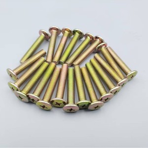 High Strength Galvanized Phillips Head <b>Flat</b> Head Chamfered Furniture <b>Screws</b> M8 M6 For Wood Assembly GBT 845 2017 Class 8.8 - Product Image 2