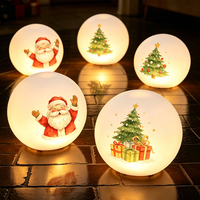 Lumières RGB personnalisées avec logo pour Noël, Nouvel An, lampes décoratives de Noël, boule lumineuse LED, décoration lumineuse de Noël