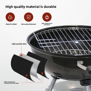 Parrilla de Carbón para Estufa Apple de 17 Pulgadas, Resistente a Altas Temperaturas, Revestimiento de Nano Esmalte, Gruesa, Portátil, para Acampar al Aire Libre - Product Image 3