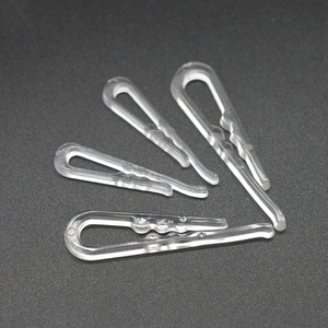 Phụ kiện may mặc nhà máy Trung Quốc, kẹp nhựa trong suốt PP đóng gói áo sơ mi - Product Image 1