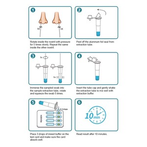 10-Trong-1 đường hô hấp tác nhân gây bệnh kháng nguyên nhanh chóng Kit kiểm tra nhà sử dụng tự kiểm tra Combo cho bệnh truyền nhiễm thú y kiểm tra <span class=keywords><strong>Strips</strong></span> - Product Image 5