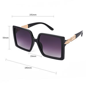 Europe et les états-unis <span class=keywords><strong>lunettes</strong></span> de soleil carrées hommes printemps et été nouvelle conduite <span class=keywords><strong>lunettes</strong></span> de soleil UV simple mode femme <span class=keywords><strong>BO</strong></span> 86980 - Product Image 6