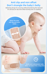 Faja Abdominal <span class=keywords><strong>de</strong></span> Grado Médico para Recién Nacidos, Amigable con la Piel, con Almohadillas <span class=keywords><strong>de</strong></span> Compresión, Cinturón para <span class=keywords><strong>Hernia</strong></span> <span class=keywords><strong>Umbilical</strong></span> - Product Image 4