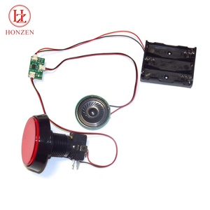 Nút bấm lớn màu đỏ ghi lại chip nói chuyện mô-đun âm thanh đồ chơi với năng lượng pin 3AA - Product Image 2