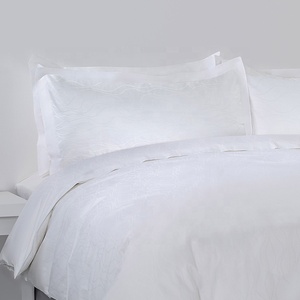 Thoải Mái Sang Trọng Cao <span class=keywords><strong>C</strong></span>ấp 100% Trắng Bông Bộ Đồ Giường Bộ - Product Image 5