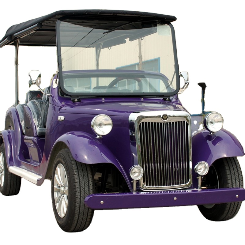 Оптовая продажа, винтажная классическая тележка для гольфа на бензине