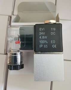 صمام هوائي من الألومنيوم بأفضل سعر، فتحة <span class=keywords><strong>2</strong></span>.5 مم، ثنائي الاتجاه، 1/4 بوصة، يعمل بجهد 110 فولت أو 220 فولت تيار متردد أو 12 فولت أو 24 فولت تيار مستمر، طراز 2v025-08 - Product Image 3