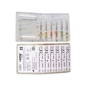 Wa-Ve One Gold <span class=keywords><strong>Files</strong></span> Wortelkanaal Tandheelkundige Roterende Vijl 6Pcs/Pk Diverse Primaire Middelgrote Kleine 21Mm 25Mm 31Mm - Product Image 4