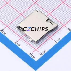 TF-115Y-BCP9 SD Card / Memory Card Connector SMD Connector Self-Return Type MicroSD Card (TF Card) Card Holder 1.8mm - Product Image 1