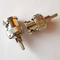 BNC Fiche mâle à sertir droit RG174 RG58 Câble connecteur RF