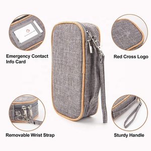 Bolsa Refrigerante Portátil para <span class=keywords><strong>Insulina</strong></span> con 2 Paquetes de Hielo, Organizador Diabético Aislado, Estuche para Medicamentos, Bolsa Refrigerante para <span class=keywords><strong>Insulina</strong></span> - Product Image 2