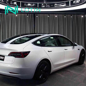 Film d'emballage autocollant en vinyle brillant rouge nuit pour voiture, changement de couleur - Product Image 5