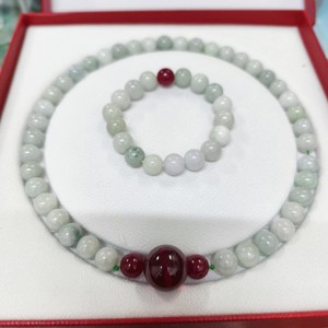 Collana di Perle in Giada Birmana di Grado A con Bio-Fotoni delle Terre Rare, Set Regalo Boutique per Mamma, Ricchezza e Prosperità - Product Image 5