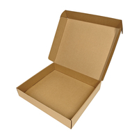 Boîtes d'expédition en carton ondulé recyclables et durables avec gaufrage et doublure en mousse pour vêtements et cadeaux - Emballage personnalisé avec logo