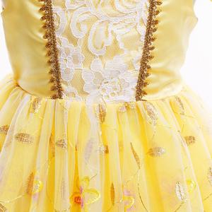 Pronto per <span class=keywords><strong>la</strong></span> spedizione ragazze giallo Costume da <span class=keywords><strong>principessa</strong></span> per Belle Halloween costumi per i bambini Belle abito da <span class=keywords><strong>principessa</strong></span> - Product Image 5