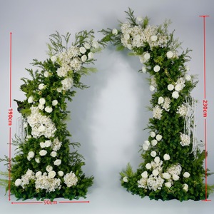 Ensemble floral en soie Forest Horn Arch, style européen, fait main, pour la décoration de jardin, de la fête <span class=keywords><strong>des</strong></span> mères, de Noë<span class=keywords><strong>l</strong></span>, de mariages et d'événements - Product Image 6