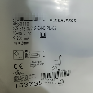 Nuevo BES 516-377-G-E4-C-PU-05 Sensor de interruptor de proximidad Nuevo Original Listo Stock Automatización industrial PAC PLC dedicado - Product Image 1