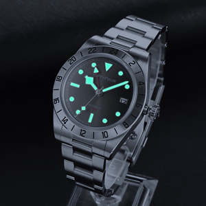 Montre mécanique automatique Miyota pour homme, fabrication en gros, acier inoxydable, cristal saphir, analogique, luminescente, étanche 5 BAR, charme - Product Image 4