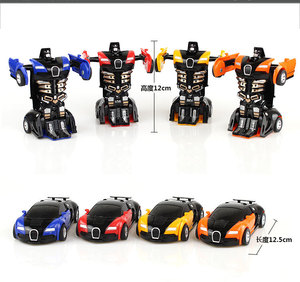 Mini 2-in-1 Automatic Transformation Robot Modell Kunststoff Druckguss Auto Spielzeug Ein-Schlüssel-Bedienung Kinder Geschenk für Jungen - Product Image 6