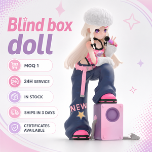 Caja Sorpresa Haee Girls Singer Star Paradise, Muñeca Coleccionable Anime Loli Girl, Adorno Kawaii para Escritorio, Juguete <span class=keywords><strong>de</strong></span> Regalo para Colección - Product Image 5