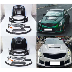 Sistema de Carrocería para Automóviles Modelo ATS a ATS-V, Incluye Parachoques Delantero con Rejilla, Labio Delantero, Capó, Guardabarros, Kit de Carrocería para Cadillac 2014-2019 - Product Image 6