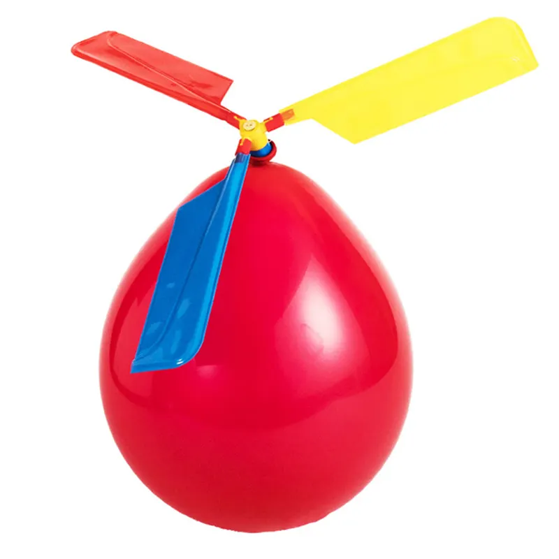 Funny Balloon Helicopter Flying Outdoor Playing Educational Kids Toys