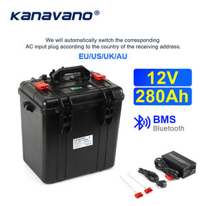 Водонепроницаемый портативный аккумулятор LiFePO4 12,8 В 280 Ач в кейсе, перезаряжаемый, с гарантией <span class=keywords><strong>3</strong></span> года, для кемпинга в горах - Product Image 2