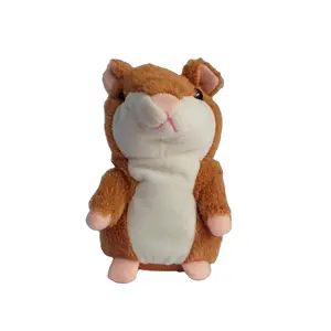 Nouveau Sunrise vente chaude jouet de souris de hamster parlant répète ce que vous dites et pouvez marcher animal de compagnie électronique parlant en peluche copain hamster