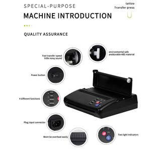Kissure-Copiadora térmica para tatuajes, máquina de transferencia de tatuaje, plantilla de papel A4, copiadora térmica, impresora de tatuajes - Product Image 5