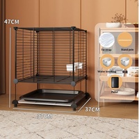 Cage à oiseaux de luxe de grande taille en fer massif pour petit perroquet, calico, canari, avec support pour usage domestique en intérieur