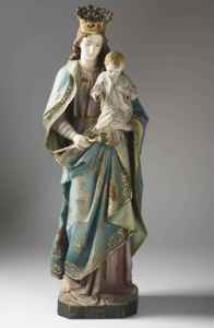 qualité supérieure fabriqué en grandeur nature vierge marie figurine à la main vierge marie statues religieuses - Product Image 6