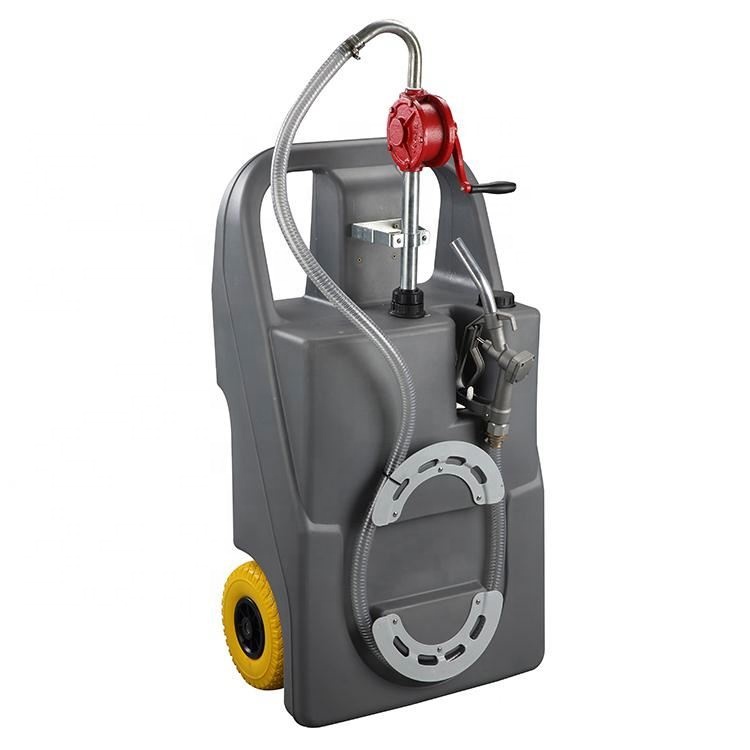 Резервуар для топлива 100 л, пластиковый дизельный резервуар с ручным насосом, портативный резервуар для хранения дизельного топлива