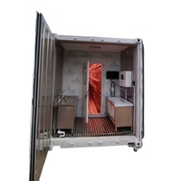 Conteneur de culture hydroponique intelligent Hezhou HM-40FT pour champignons avec composants de base PLC certifiés ISO9001