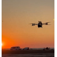 YIVTOL EVTOL S ZERO Lite Max Combo Nouveau drone monoplace en fibre de carbone avec airbag parachute, 55 minutes de temps de vol, GPS