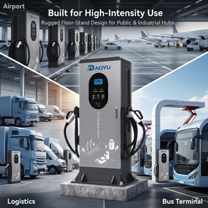 Smart 4G WiFi APP <b>Control</b> 160kW EV Charging Station Floor <b>Stand</b> Dual Connectors CCS GBT Fast Charging Pile with Bluetooth - Product Image 1